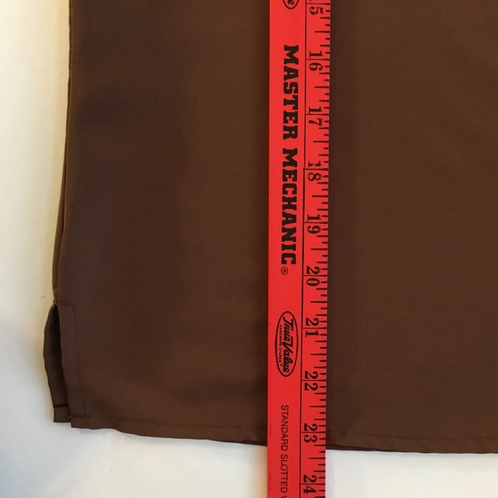 Notations Brown Layering Office Sleeveless Blouse, Women's XL - Picture 7 of 7